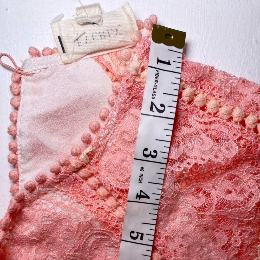 Everly Pink and Cream Lace Mini Dress NWT - Picture 12 of 14